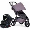 BOB Alterrain Jogging Stroller + Britax B-Safe Ultra Gen1 Infant Car Seat Travel System Bundle - Melange Lilac/Midnight -Stroller Promotion Store bob alterrain jogging stroller britax b safe ultra gen1 infant car seat travel system bundle melange lilac midnight 67