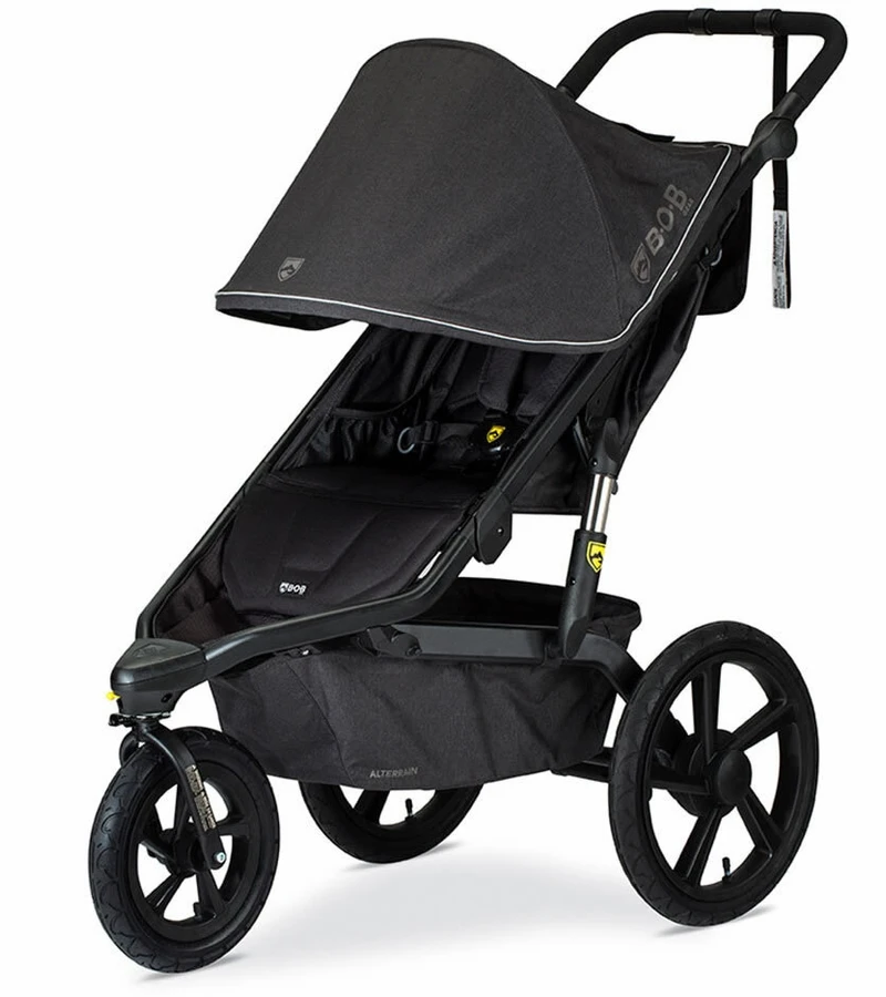 BOB Alterrain Jogging Stroller - Melange Black 3 BOB Alterrain Jogging Stroller - Melange Black