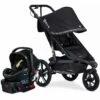 BOB Alterrain Pro Single Jogging Stroller + Britax B-Safe Ultra Gen1 Infant Car Seat Travel System Bundle - Lunar/StayClean Gray -Stroller Promotion Store bob alterrain pro single jogging stroller britax b safe ultra gen1 infant car seat travel system bundle lunar stayclean gray 171