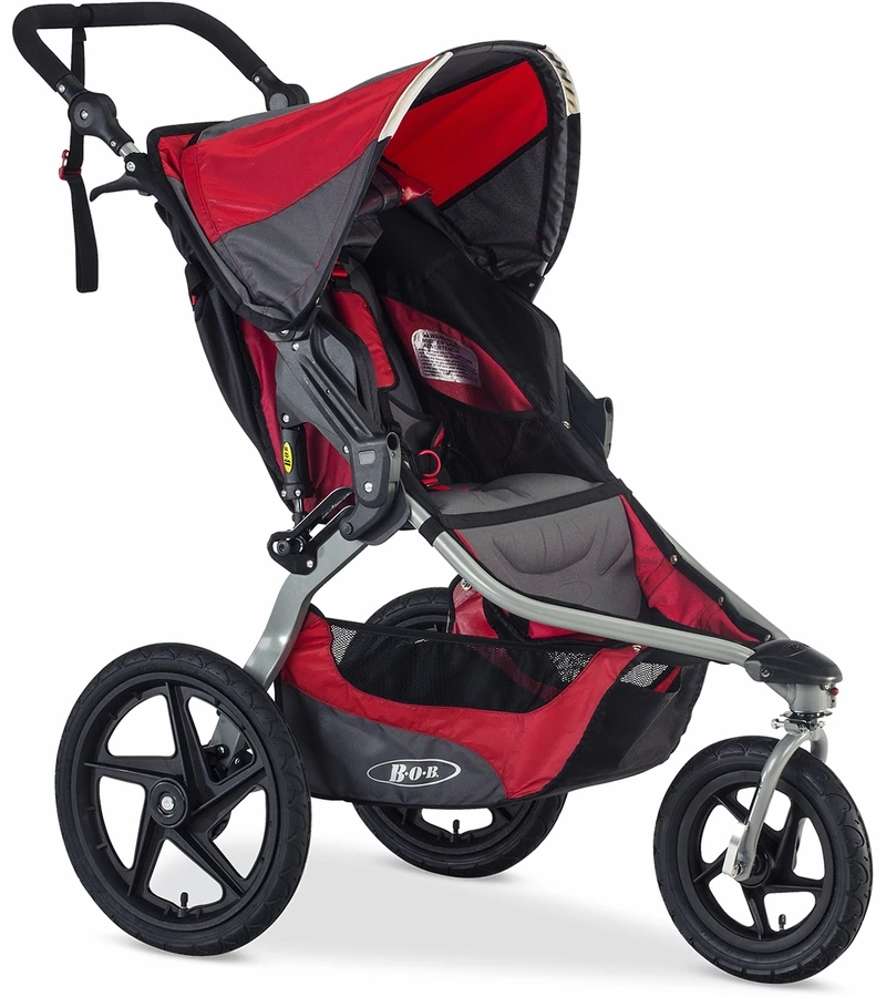 BOB Revolution Flex 2.0 Single Jogging Stroller - Red 3 BOB Revolution Flex 2.0 Single Jogging Stroller - Red