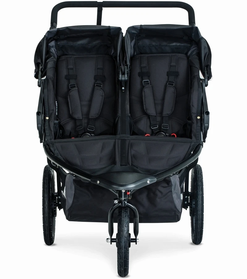 BOB Revolution Flex 3.0 Duallie Double Jogging Stroller + Britax Ultra Gen1 Infant Car Seat Travel System Bundle - Graphite Black/StayClean Gray 4 BOB Revolution Flex 3.0 Duallie Double Jogging Stroller + Britax Ultra Gen1 Infant Car Seat Travel System Bundle - Graphite Black/StayClean Gray - Image 2