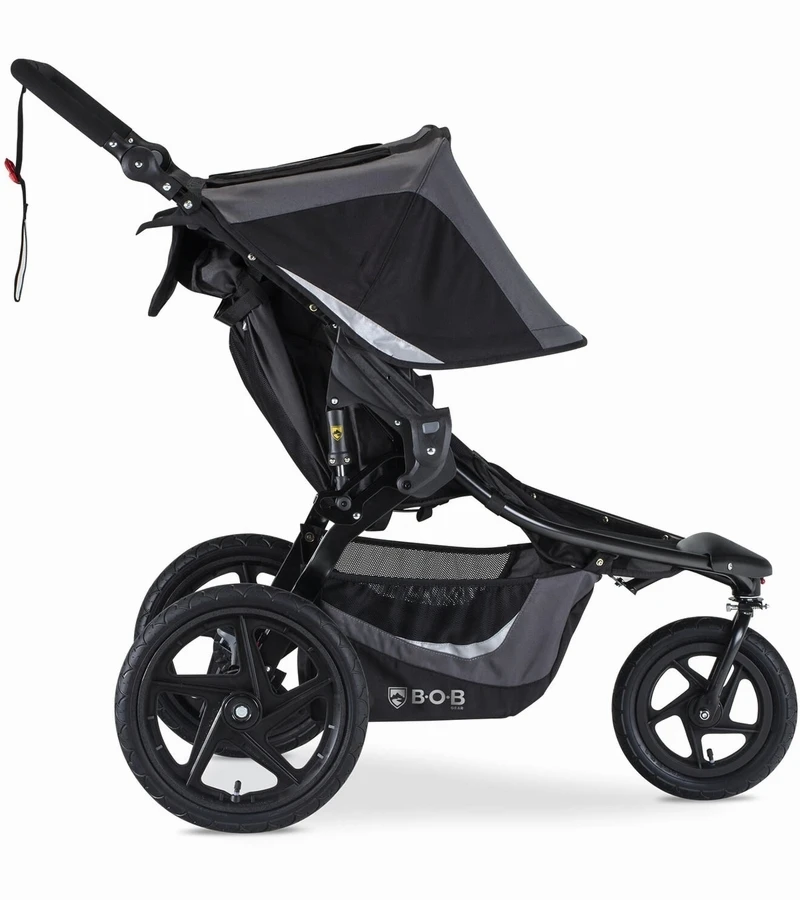 BOB Revolution Flex 3.0 Duallie Double Jogging Stroller + Britax Ultra Gen1 Infant Car Seat Travel System Bundle - Graphite Black/StayClean Gray 5 BOB Revolution Flex 3.0 Duallie Double Jogging Stroller + Britax Ultra Gen1 Infant Car Seat Travel System Bundle - Graphite Black/StayClean Gray - Image 3