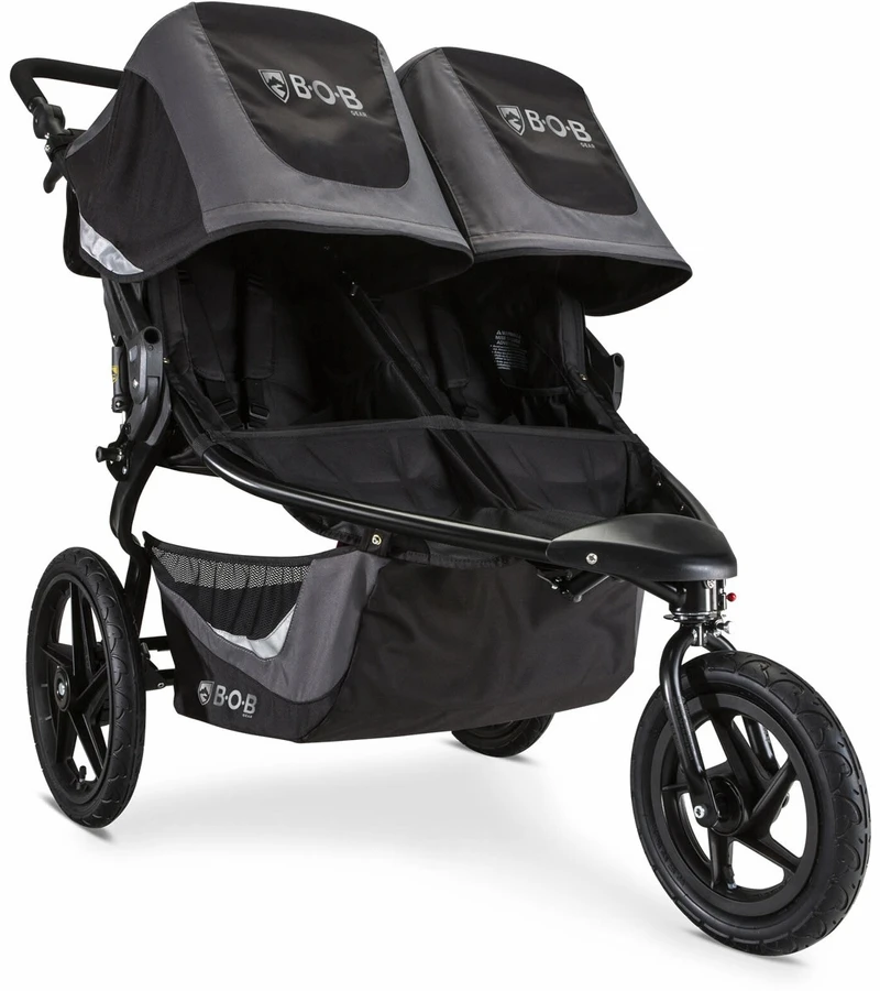 BOB Revolution Flex 3.0 Duallie Double Jogging Stroller - Graphite Black 3 BOB Revolution Flex 3.0 Duallie Double Jogging Stroller - Graphite Black