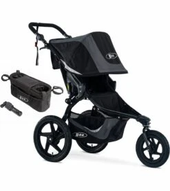 BOB Revolution Flex 3.0 Single Jogging Stroller Bundle - Graphite