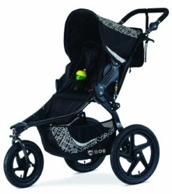 BOB Revolution Flex 3.0 Single Jogging Stroller - Lunar Black -Stroller Promotion Store bob revolution flex 3 0 single jogging stroller lunar black 100