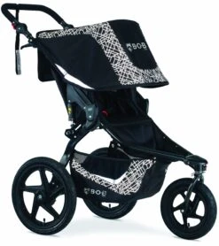 BOB Revolution Flex 3.0 Single Jogging Stroller - Lunar Black