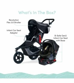 BOB Revolution Flex 3.0 Travel System With B-Safe Gen2 - Graphite Black 11 BOB Revolution Flex 3.0 Travel System With B-Safe Gen2 - Graphite Black -Stroller Promotion Store bob revolution flex 3 0 travel system with b safe gen2 graphite black 150