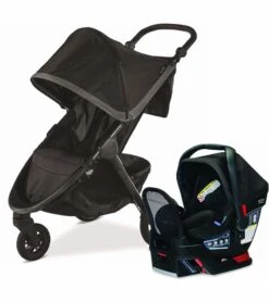 Britax B-Free + Endeavours Travel System Bundle - Pewter/Circa