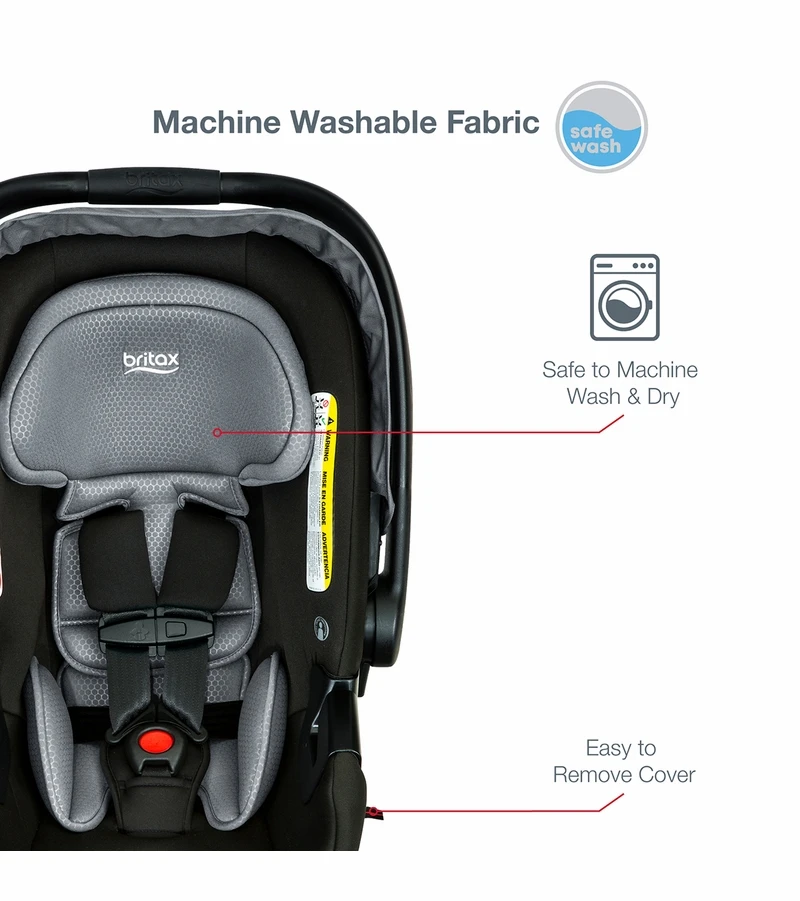 Britax B-Lively & B-Safe Gen2 FlexFit Travel System - Fog (SafeWash) 7 Britax B-Lively & B-Safe Gen2 FlexFit Travel System - Fog (SafeWash) - Image 5