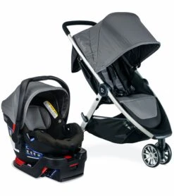 Britax B-Lively & B-Safe Gen2 Travel System - Greystone (SafeWash)
