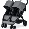 Britax B-Lively Double Stroller - Dove 1 Britax B-Lively Double Stroller - Dove -Stroller Promotion Store britax b lively double stroller dove 179