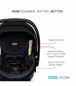 Britax B-Safe Gen2 FlexFit Lightweight Infant Car Seat - Cool Flow Gray -Stroller Promotion Store britax b safe gen2 flexfit lightweight infant car seat cool flow gray 35