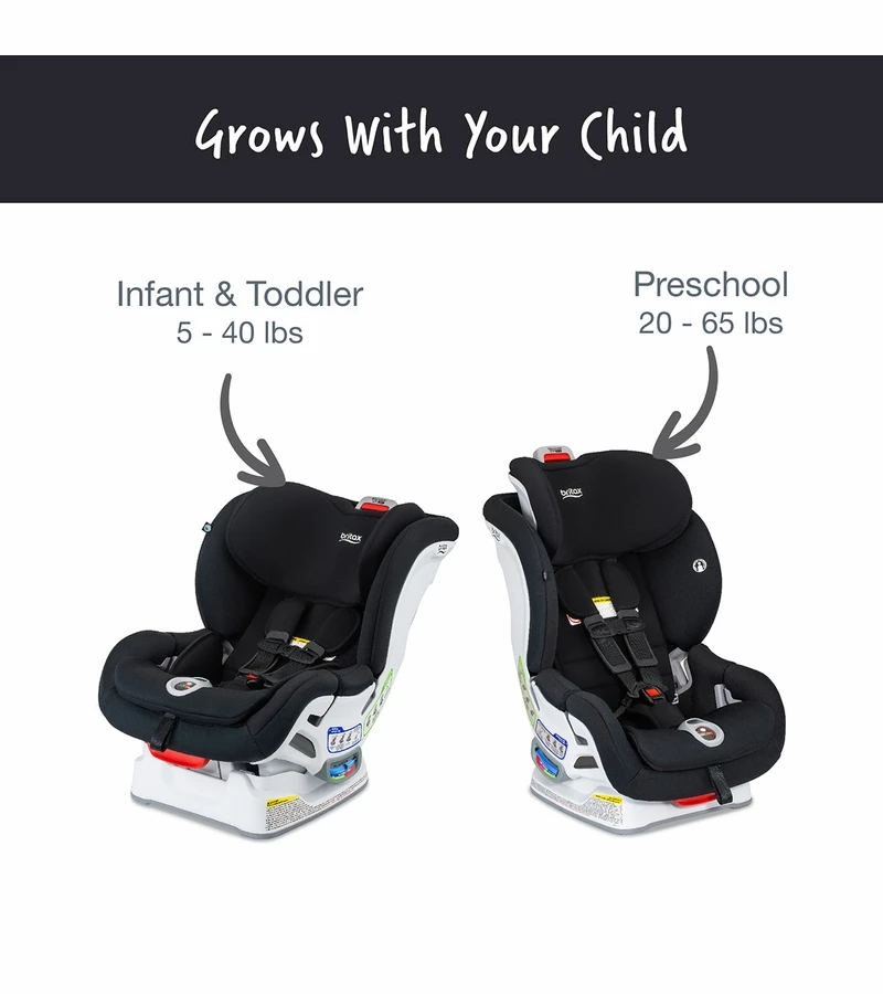 Britax Boulevard ClickTight Convertible Car Seat - Black Contour (SafeWash) 6 Britax Boulevard ClickTight Convertible Car Seat - Black Contour (SafeWash) - Image 4