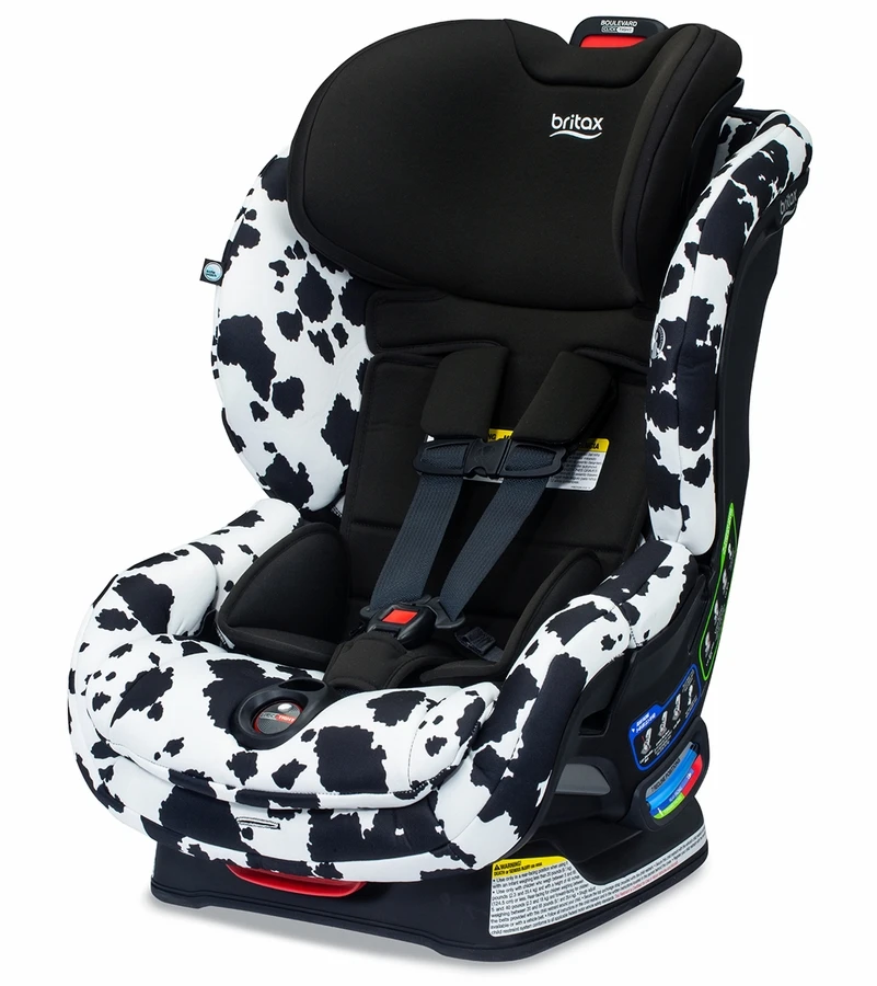 Britax Boulevard ClickTight Convertible Car Seat - Cowmooflage 2.0 (SafeWash) 5 Britax Boulevard ClickTight Convertible Car Seat - Cowmooflage 2.0 (SafeWash) - Image 3