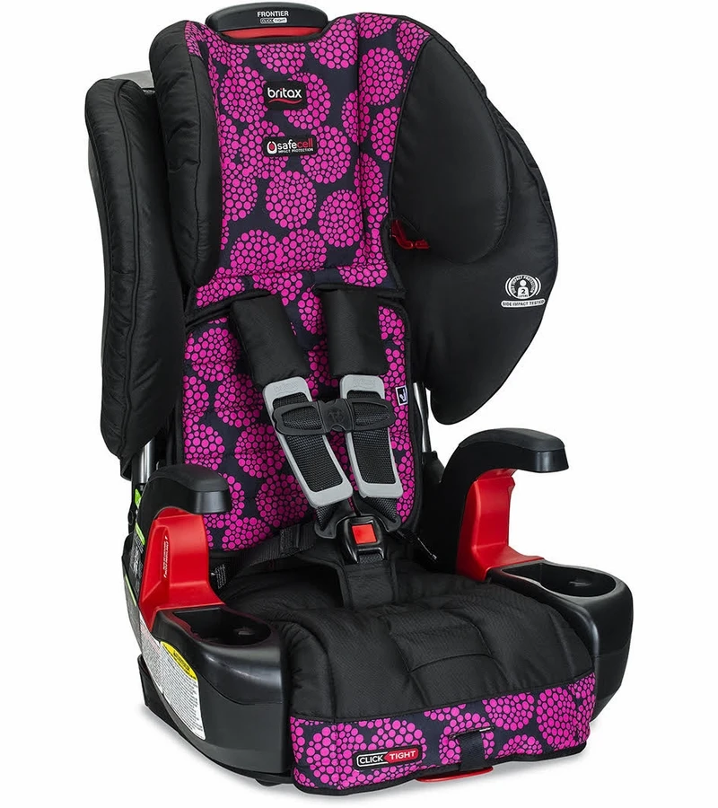 Britax Frontier ClickTight Harness Booster Car Seat - Broadway 3 Britax Frontier ClickTight Harness Booster Car Seat - Broadway