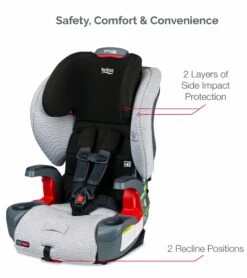 Britax Grow With You Clicktight Harness Booster Car Seat - Clean Comfort [New Version Of The Frontier] -Stroller Promotion Store britax grow with you clicktight harness booster car seat clean comfort new version of the frontier 43