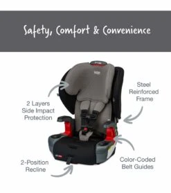 Britax Grow With You ClickTight Harness Booster Car Seat - Grey Contour 11 Britax Grow With You ClickTight Harness Booster Car Seat - Grey Contour -Stroller Promotion Store britax grow with you clicktight harness booster car seat grey contour 138
