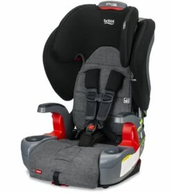 Britax Grow With You Clicktight Harness Booster Car Seat - StayClean Gray