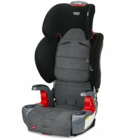 Britax Grow With You Clicktight Harness Booster Car Seat - StayClean Gray -Stroller Promotion Store britax grow with you clicktight harness booster car seat stayclean gray 185