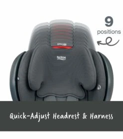 Britax Grow With You ClickTight Plus Harness Booster Car Seat - Black Ombre -Stroller Promotion Store britax grow with you clicktight plus harness booster car seat black ombre 79