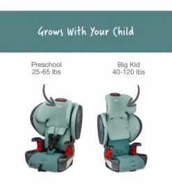Britax Grow With You ClickTight Plus Harness Booster Car Seat - Green Ombre -Stroller Promotion Store britax grow with you clicktight plus harness booster car seat green ombre 75