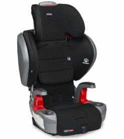 Britax Grow With You ClickTight Plus Harness Booster Car Seat - Jet Safewash (Flame Retardant-Free) [New Version Of The Pinnacle] -Stroller Promotion Store britax grow with you clicktight plus harness booster car seat jet safewash flame retardant free new version of the pinnacle 57