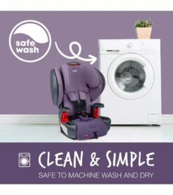 Britax Grow With You ClickTight Plus Harness Booster Car Seat - Purple Ombre -Stroller Promotion Store britax grow with you clicktight plus harness booster car seat purple ombre 82