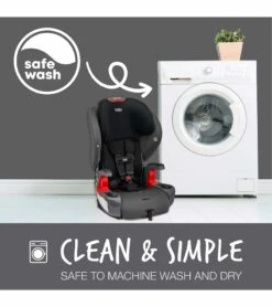 Britax Grow With You Harness Booster Car Seat - Mod Black SafeWash -Stroller Promotion Store britax grow with you harness booster car seat mod black safewash 25