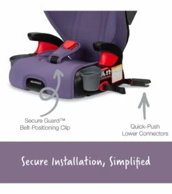 Britax Highpoint 2-Stage Belt Positioning Booster Car Seat - Purple Ombre -Stroller Promotion Store britax highpoint 2 stage belt positioning booster car seat purple ombre 166
