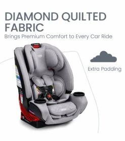 Britax One4Life ClickTight All-in-One Car Seat - Diamond Quilted Gray -Stroller Promotion Store britax one4life clicktight all in one car seat diamond quilted gray 11