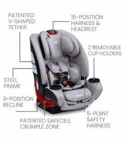Britax One4Life ClickTight All-in-One Car Seat - Diamond Quilted Gray -Stroller Promotion Store britax one4life clicktight all in one car seat diamond quilted gray 9