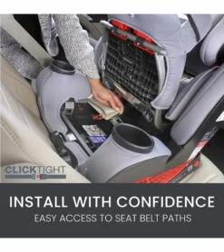 Britax One4Life ClickTight All-in-One Car Seat - Glacier Graphite -Stroller Promotion Store britax one4life clicktight all in one car seat glacier graphite 11