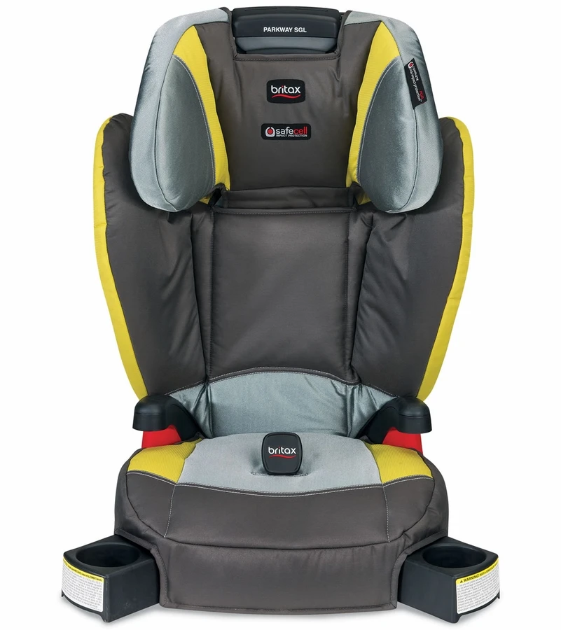 Britax Parkway SGL G1.1 Belt Positioning Booster Car Seat - Scout Limeade 4 Britax Parkway SGL G1.1 Belt Positioning Booster Car Seat - Scout Limeade - Image 2