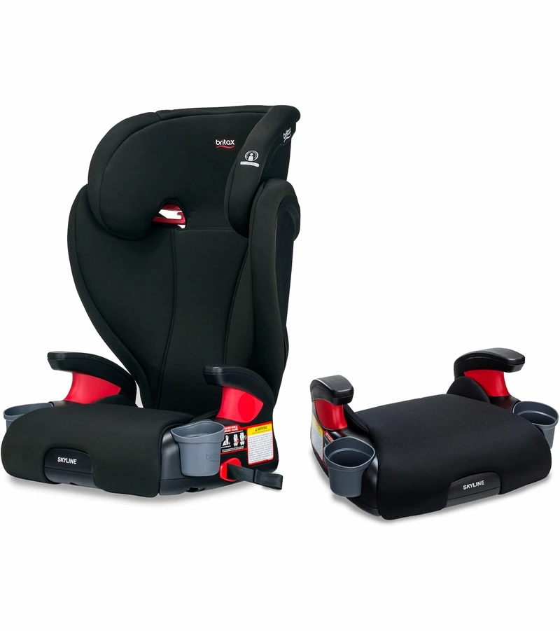 Britax Skyline 2-Stage High Back Belt Positioning Booster Car Seat - Highback And Backless - 2 Layer Impact Protection - 40 To 120 Pounds - Dusk 3 Britax Skyline 2-Stage High Back Belt Positioning Booster Car Seat - Highback And Backless - 2 Layer Impact Protection - 40 To 120 Pounds - Dusk