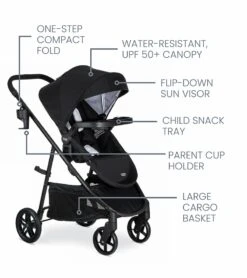 Britax Willow Brook Travel System - Onyx Glacier -Stroller Promotion Store britax willow brook travel system onyx glacier 177