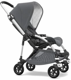 Bugaboo Bee5 Classic Complete Stroller - Aluminum/Grey Melange
