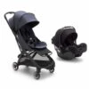 Bugaboo Butterfly + Turtle One Travel System - Black / Stormy Blue / Black 1 Bugaboo Butterfly + Turtle One Travel System - Black / Stormy Blue / Black -Stroller Promotion Store bugaboo butterfly turtle one travel system black stormy blue black 144