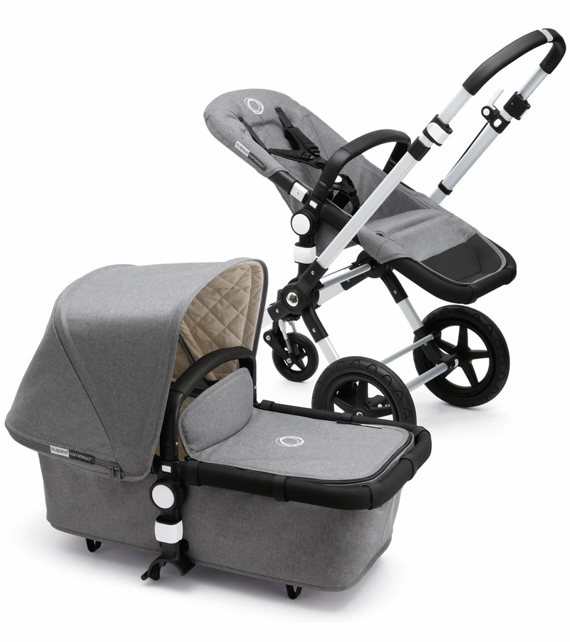 Bugaboo Cameleon 3 Classic Complete Stroller Grey Melange 3 Bugaboo Cameleon 3 Classic Complete Stroller Grey Melange
