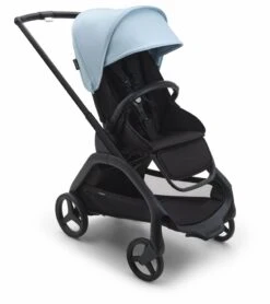 Bugaboo Dragonfly Complete Lightweight Compact Stroller - Graphite / Midnight Black / Skyline Blue