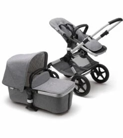 Bugaboo Fox Classic Complete Stroller - Aluminum/Grey Melange
