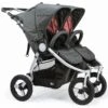 Bumbleride 2019 Indie Twin Side By Side Double Stroller - Dawn Grey Coral -Stroller Promotion Store bumbleride 2019 indie twin side by side double stroller dawn grey coral 10