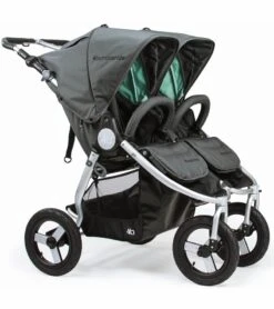 Bumbleride 2019 Indie Twin Side By Side Double Stroller - Dawn Grey Mint