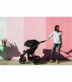 Bumbleride 2019 Indie Twin Side By Side Double Stroller - Dawn Grey Coral -Stroller Promotion Store bumbleride 2019 indie twin side by side double stroller matte black 14 2