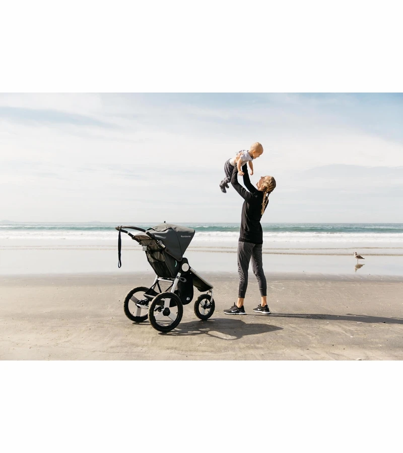 Bumbleride Speed Single Stroller - Dawn Grey Mint 4 Bumbleride Speed Single Stroller - Dawn Grey Mint - Image 2