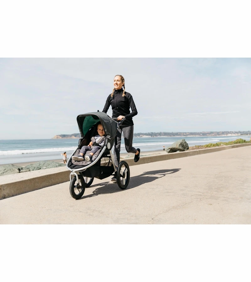Bumbleride Speed Single Stroller - Dawn Grey Mint 5 Bumbleride Speed Single Stroller - Dawn Grey Mint - Image 3