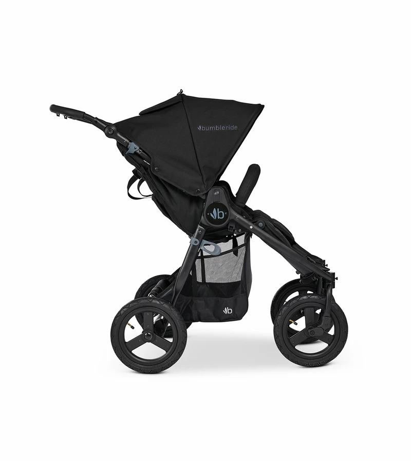 Bumbleride 2022 Indie Twin Side By Side Double Stroller - Black 4 Bumbleride 2022 Indie Twin Side By Side Double Stroller - Black - Image 2