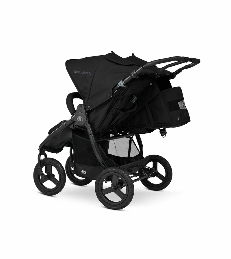 Bumbleride 2022 Indie Twin Side By Side Double Stroller - Black 6 Bumbleride 2022 Indie Twin Side By Side Double Stroller - Black - Image 4