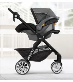 Chicco Bravo LE Trio Travel System - Silhouette -Stroller Promotion Store chicco bravo le trio travel system silhouette 273