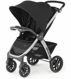 Chicco Bravo Quick-Fold Stroller - Black