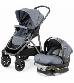 Chicco Corso Modular Travel System With KeyFit 30 Zip Infant Car Seat - Silverspring